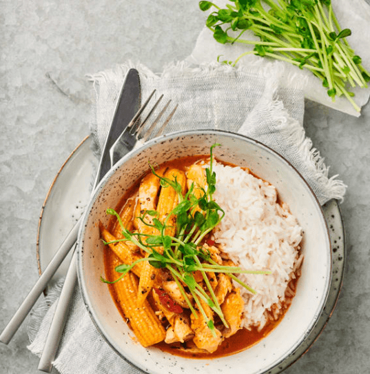 Kyckling i paneng curry